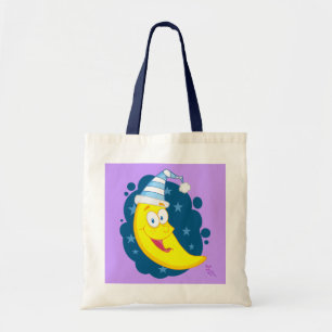 Bolso De Tela Sleepy Moon Budget Tote Bag