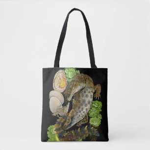 Bolso De Tela Slender Snoued Crocodile