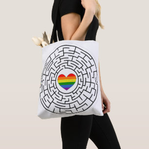 Bolso De Tela SlipperyJoe el labyri labyri del rompecabezas de l