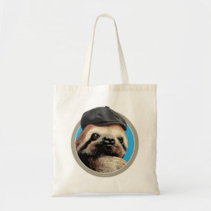 Bolso De Tela Sloth (en Baker Boy gorra)