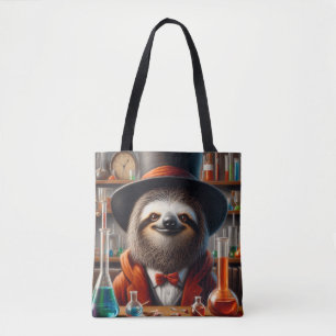Bolso De Tela Sloth Mad Scientist