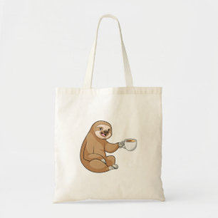 Bolso De Tela Sloth with Cup