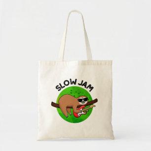 Bolso De Tela Slow Jam Funny Music Animal Pun