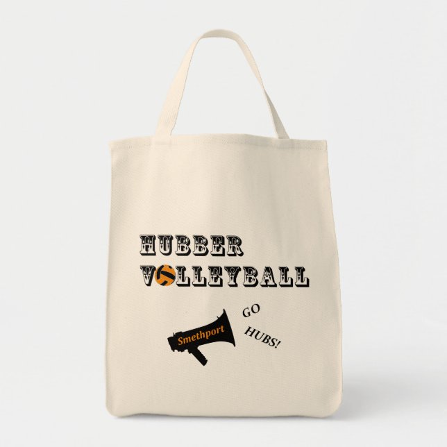 Bolso De Tela Smethport Hubbers Volleyball Fan Tote Bag 2 (Frente)