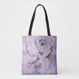 Bolso De Tela Smooth Jazz Lady Singer