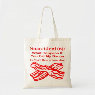 Bolso De Tela Snaccidente (N) Qué Pasa Si Comes Mi Baco #
