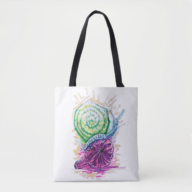 Bolso De Tela Snail in the Fig (Anverso)