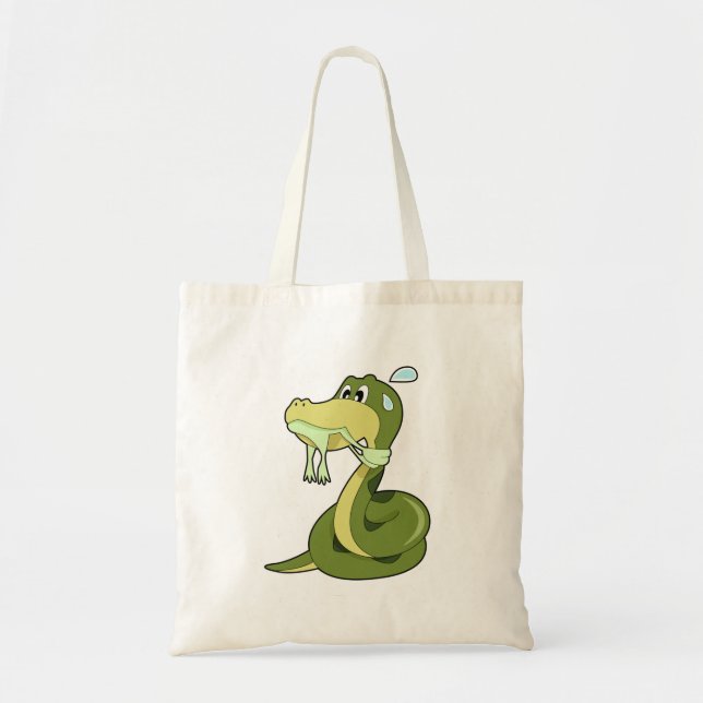 Bolso De Tela Snake divertida (Frente)