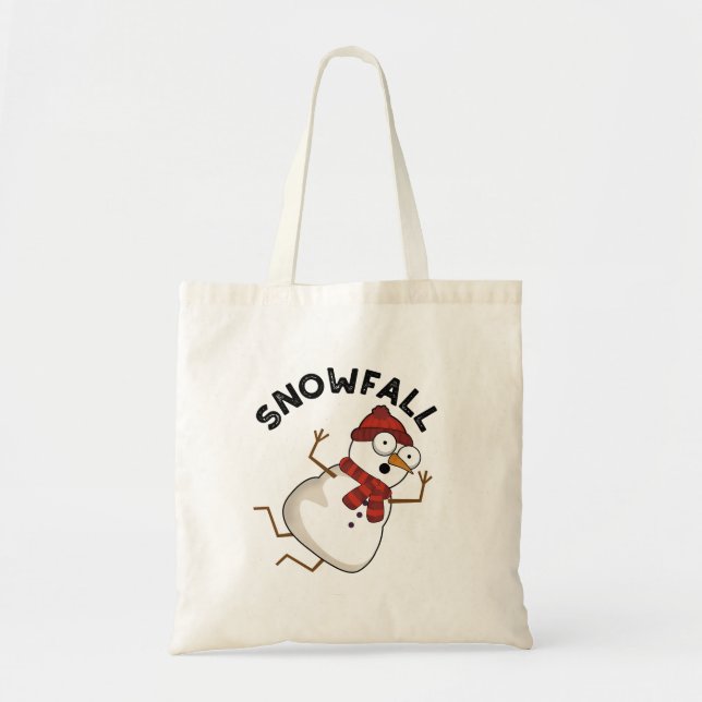 Bolso De Tela Snfall Funny Snow Pun (Frente)