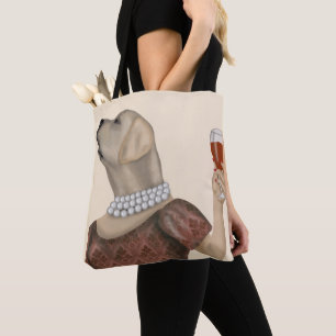 Bolso De Tela Snob de vino amarillo de Labrador