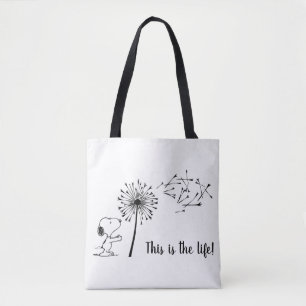 Bolso De Tela Snoopy con Dandelion