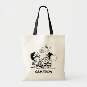 Bolso De Tela Snoopy de levantamiento de bandas de cacahuetes