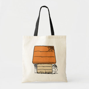 Bolso De Tela Snoopy Halloween Spider Web Doghouse