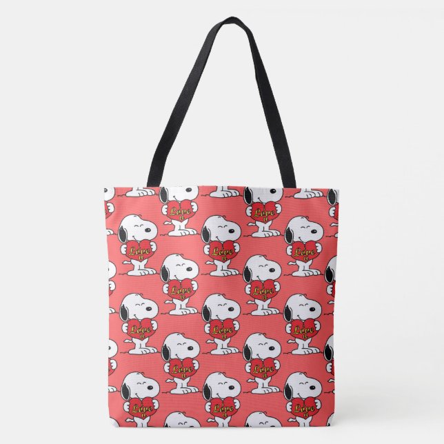 Bolso De Tela Snoopy Tote Bag (Anverso)