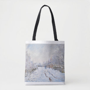 Bolso De Tela Snow at Argenteuil by Claude Monet