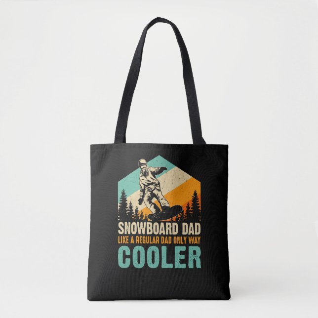 Bolso De Tela snowboard_dad_like_a_regular_solo_way_cooler (Anverso)