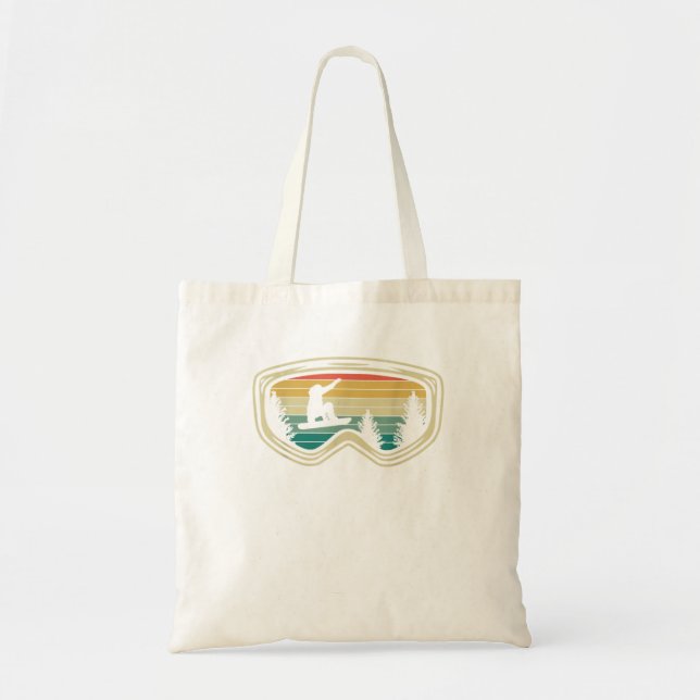 Bolso De Tela Snowboard Esquí Nieve Montaña Invierno (Frente)