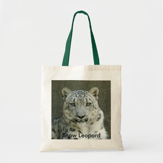 Bolso De Tela SnowLeopardM002, onza (Frente)