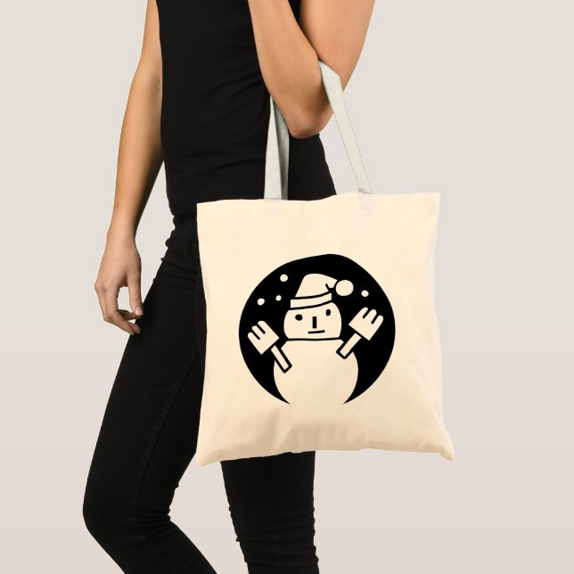Bolso De Tela Snowman (Anverso (producto))