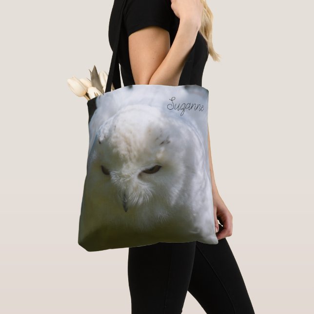 Bolso De Tela Snowy Owl (Detalle)