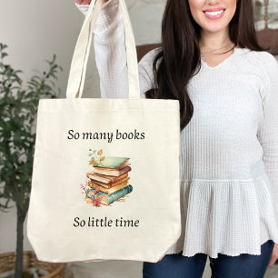 Bolso De Tela So many books, so little time tote bag