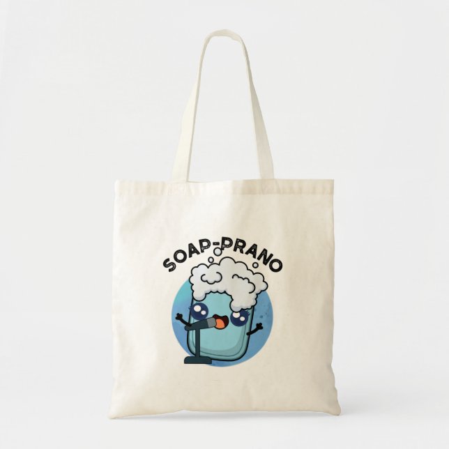 Bolso De Tela Soap-prano Funny Soprano Soap Pun (Frente)