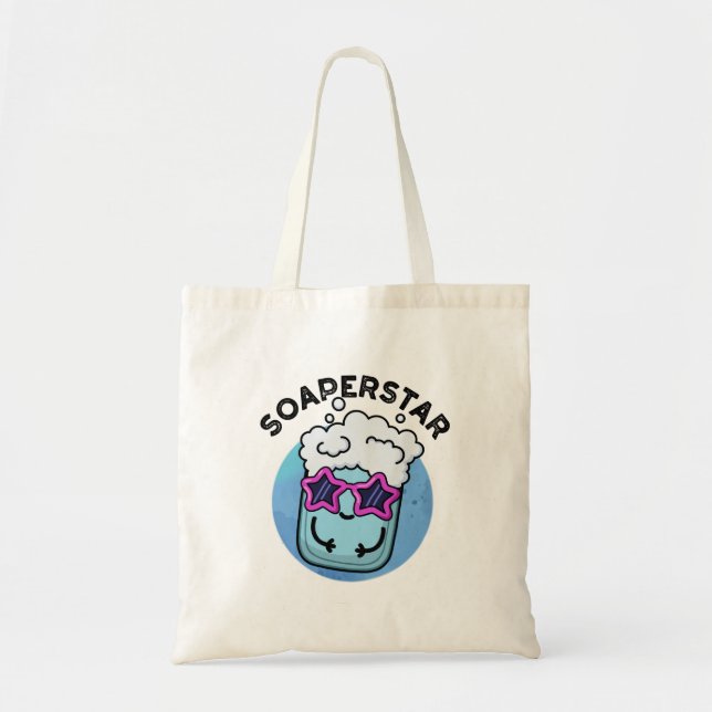 Bolso De Tela Soaperstar Funny Superstar Soap Pun (Frente)