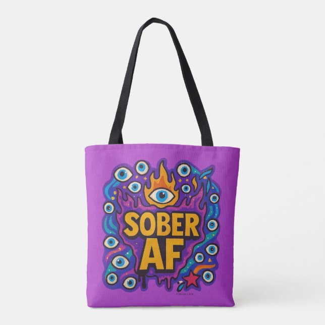 Bolso De Tela Sober AF -  (Reverso)