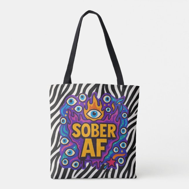 Bolso De Tela Sober AF -  (Reverso)
