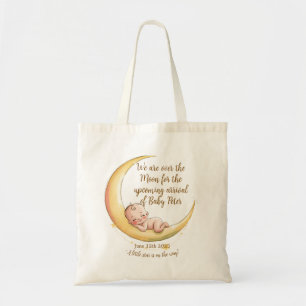Bolso De Tela Sobre la luna Baby Celestial
