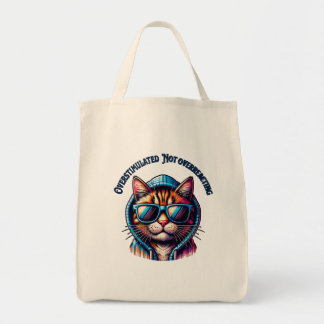Bolso De Tela Sobreestimulante No Excesiva - Hoodie Gato Guay