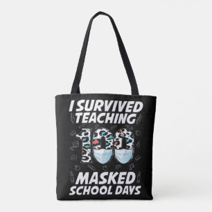 Bolso De Tela Sobreviví A La Enseñanza De 100 Días Escolares Enm