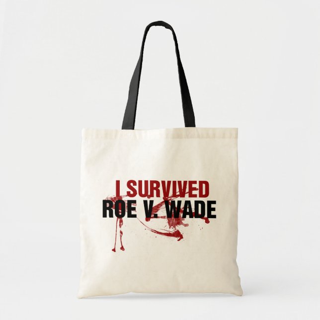 Bolso De Tela Sobreviví a Roe V Wade (Frente)