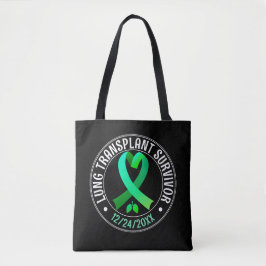Bolso De Tela Sobreviviente de trasplante de pulmón Personalizad