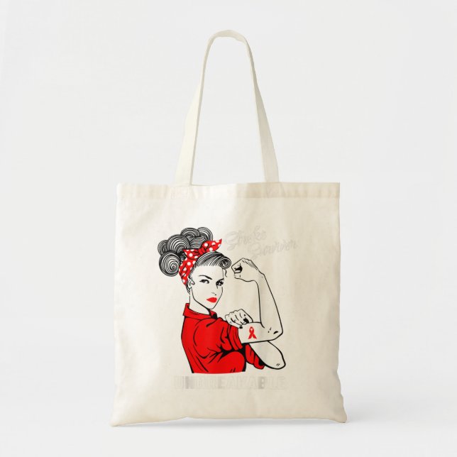 Bolso De Tela Sobreviviente del ataque: regalo inquebrantable de (Frente)