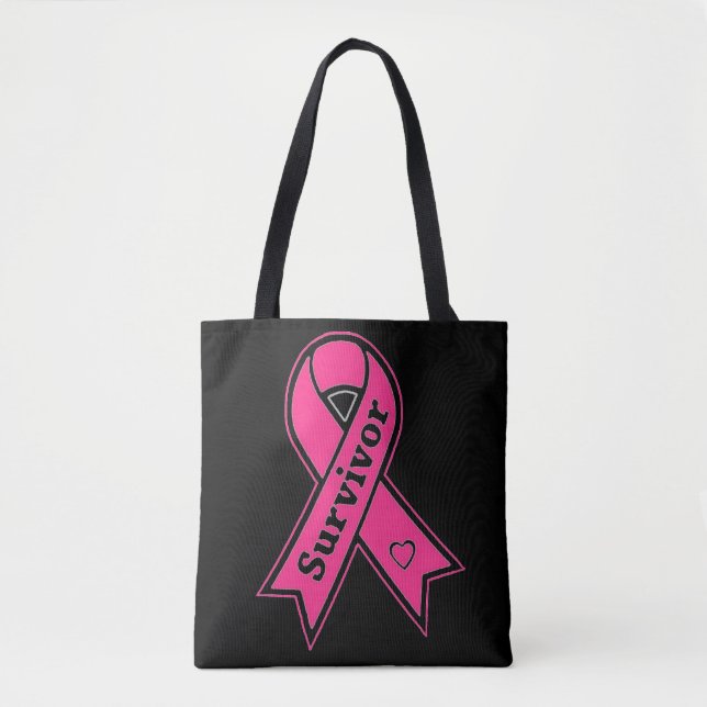 Bolso De Tela Sobreviviente del cáncer de mama (Anverso)