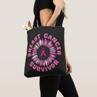 Bolso De Tela Sobreviviente del cáncer de mama Cinta rosada Gira