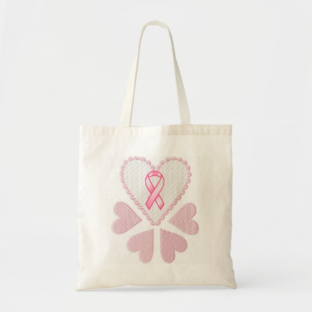 Bolso De Tela Sobreviviente del cáncer de mama Tote Bag (Frente)