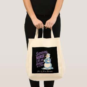 Bolso De Tela Sobrevivir a la vez a la vida de la enfermera