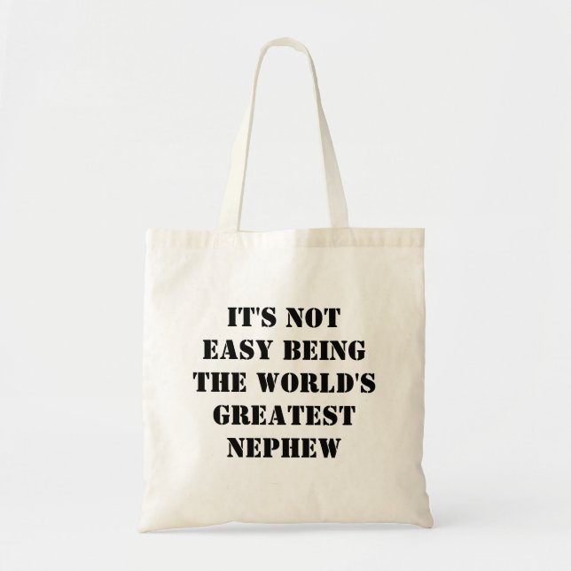 Bolso De Tela Sobrino (Frente)