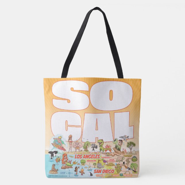 Bolso De Tela SoCal (Anverso)