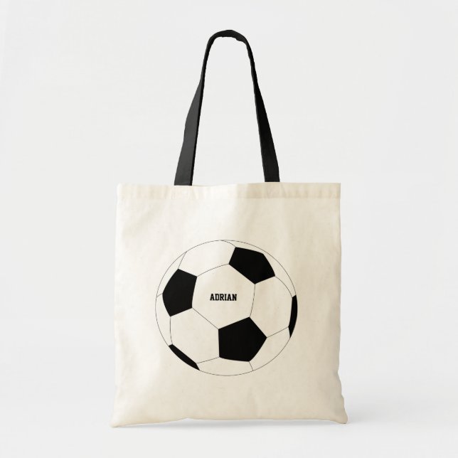 Bolso De Tela Soccer Ball Football Personalized (Frente)