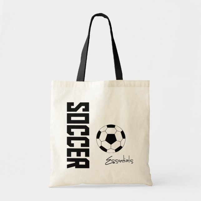 Bolso De Tela Soccer Essentials Tote Bag (Frente)
