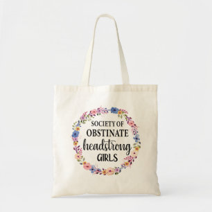 Bolso De Tela Sociedad De Obstinados Chicas De Cabeza