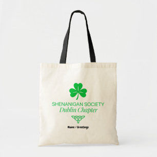 Bolso De Tela Sociedad Shenanigan Capítulo de Dublín Patrimonio