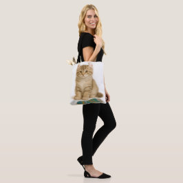 Bolso De Tela Sock it to Me - American Curl Kitten Edition