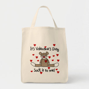 Bolso De Tela Sock para mí Valentines camisetas y regalos