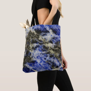 Bolso De Tela Sodalita Azul