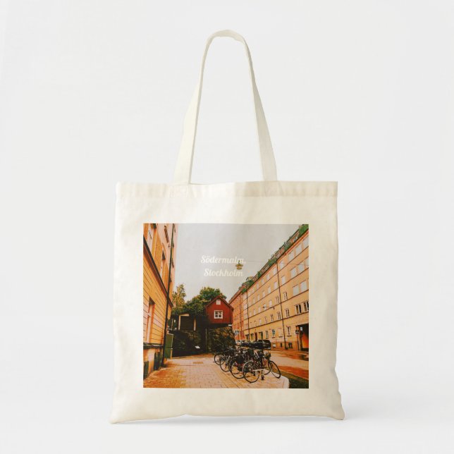 Bolso De Tela Södermalm, Estocolmo, Suecia (Frente)
