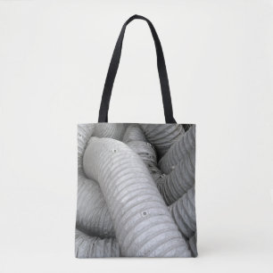 Bolso De Tela sofá de tela gris y negro